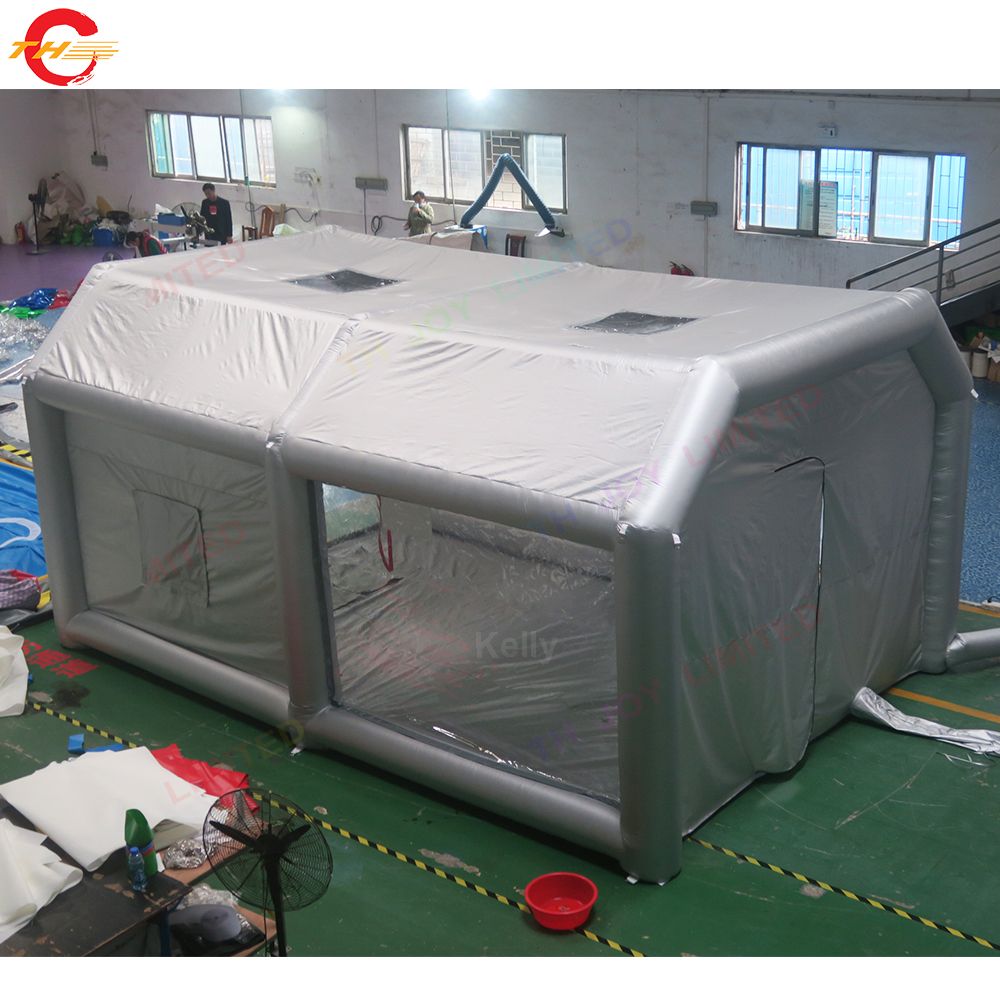 Free Door Ship Portable Inflatable Spray Booth For Car Paint Giant